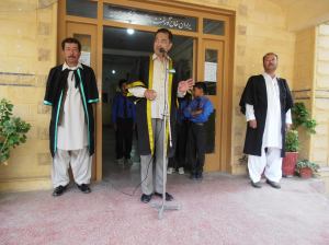 پرنسپل  خادم  حسین  رضا  کی  اسکول  میں  آخری  خطاب،